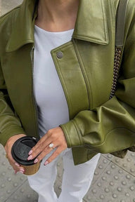 Giacca Nina vintage in ecopelle