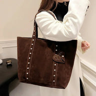Borsa Tote in Suede Noemi