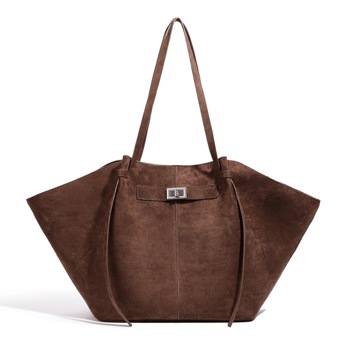 ZEYA - Nora Bat-Wing Suede Tote Bag