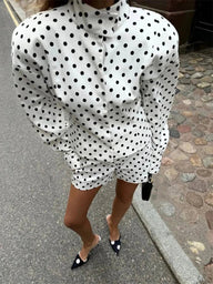 Set Regine a Pois Camicia e Pantaloncini