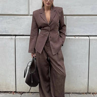 Ruby Tailleur a Righe Sottili