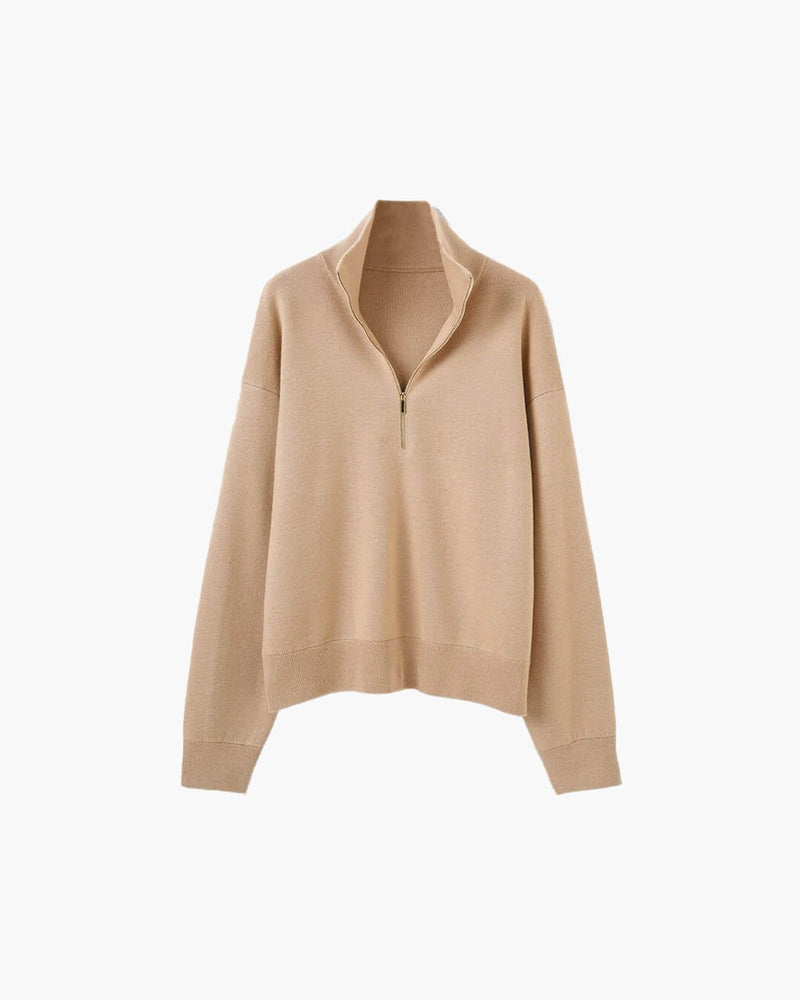 ZEYA - Sabrina Half-Zip Knit Sweater