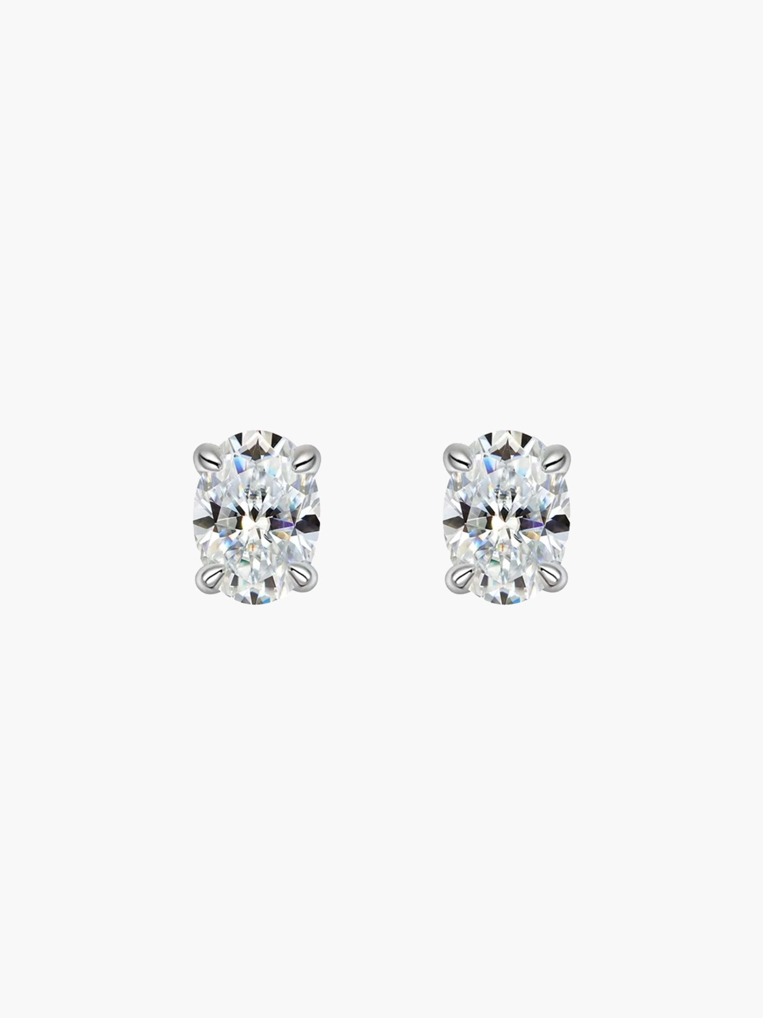 ZEYA - Sandra Oval Cut Zirconia Earrings