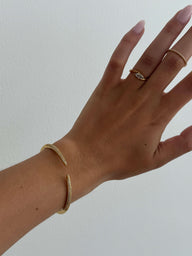 Bracciale a polsino con pietra preziosa Serenity
