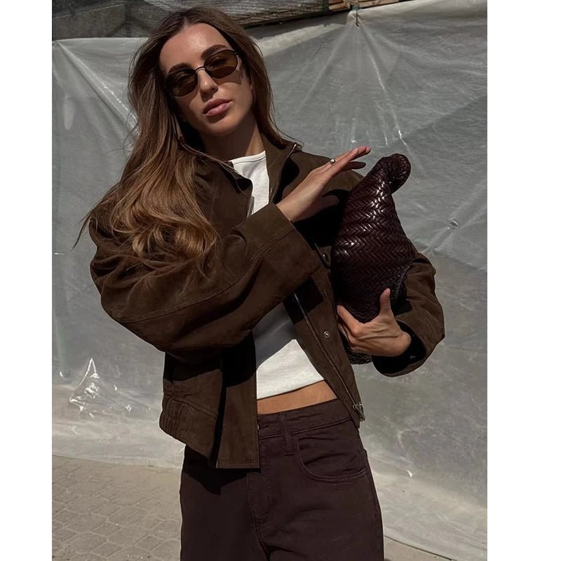 ZEYA - Sheila Faux Suede Jacket