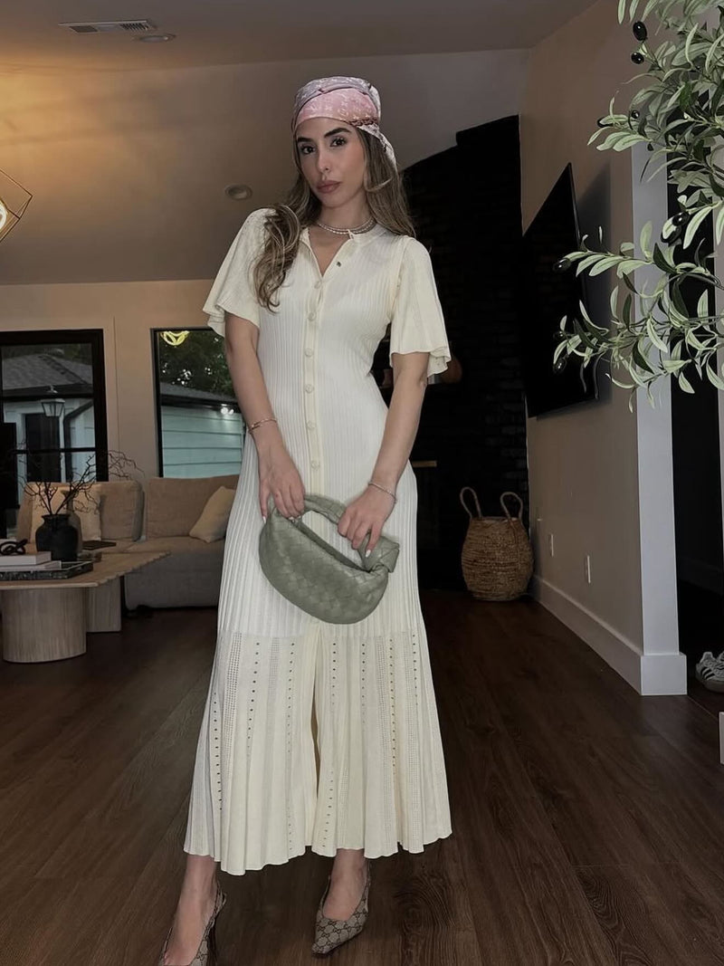 Shelly Abito Maxi Aderente in Maglia