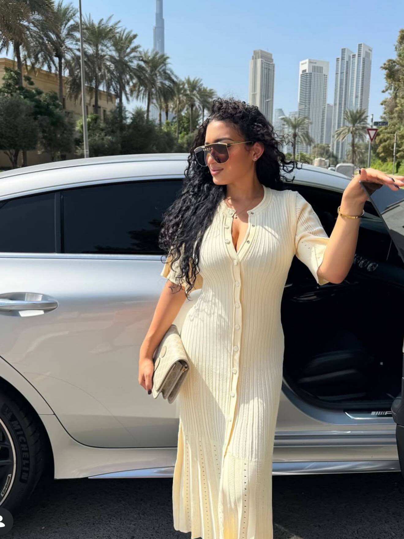 Shelly Abito Maxi Aderente in Maglia