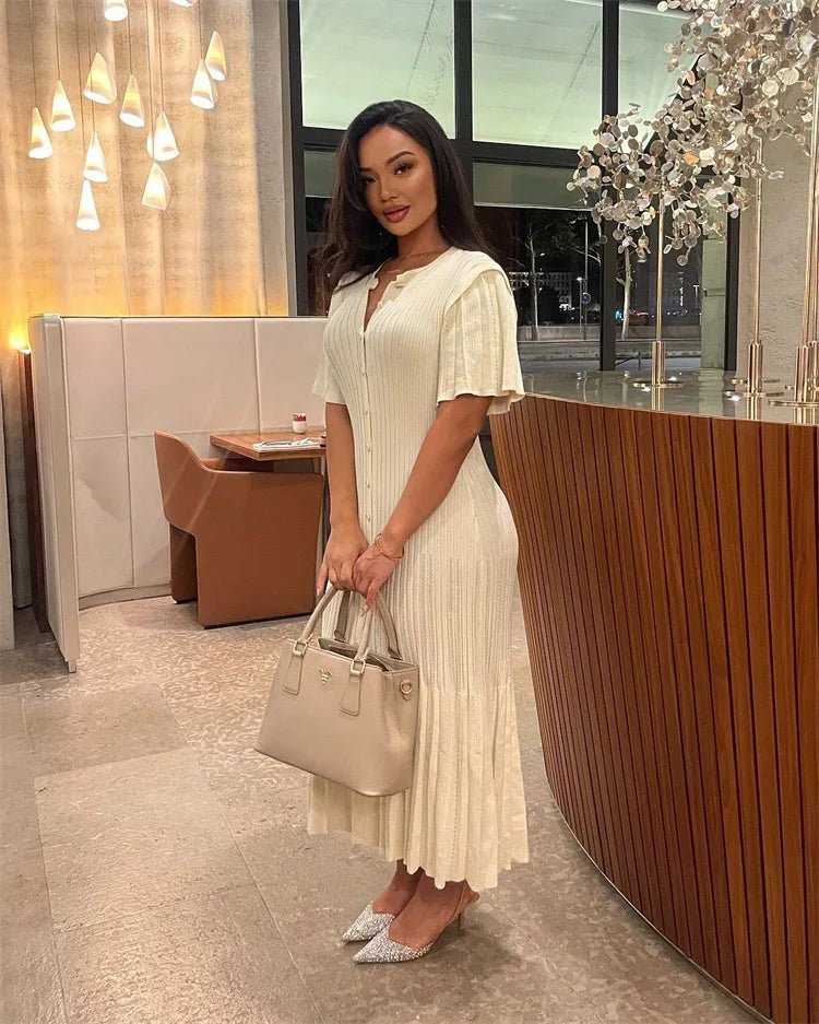 ZEYA - Shelly Bodycon Knitted Maxi Dress