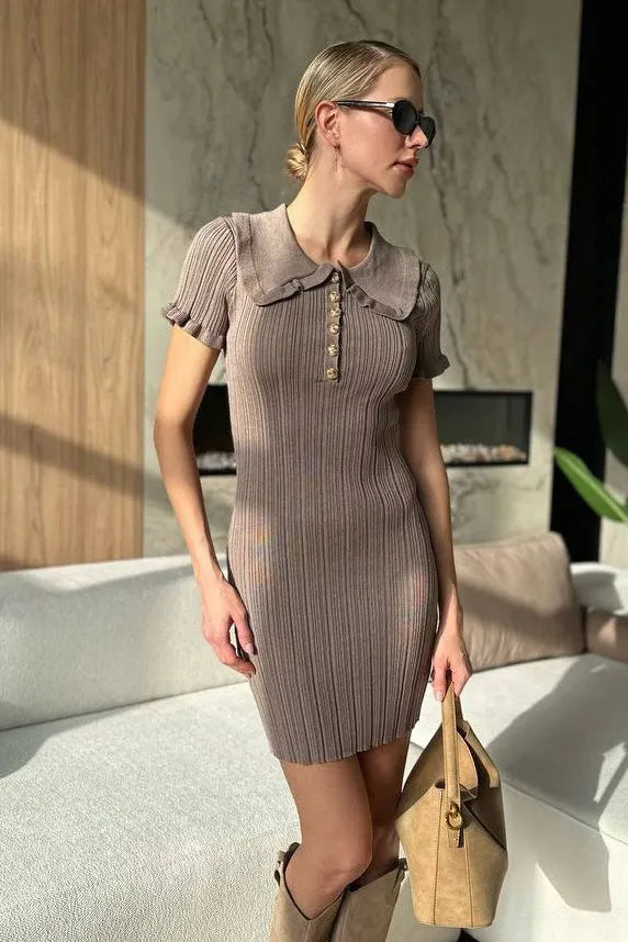 Abito‑maglione Sophia con trecce