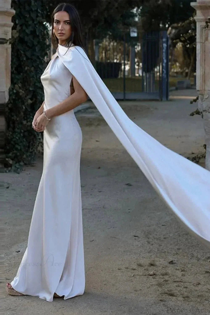 ZEYA - Sophia Elegant Satin Halter Dress