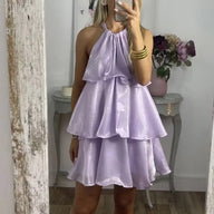 Vestitino halter in organza Amelia