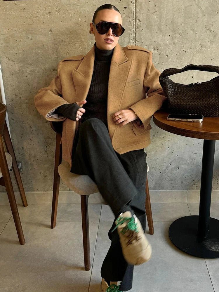 ZEYA - Tatiana Blazer with Shoulder Pads