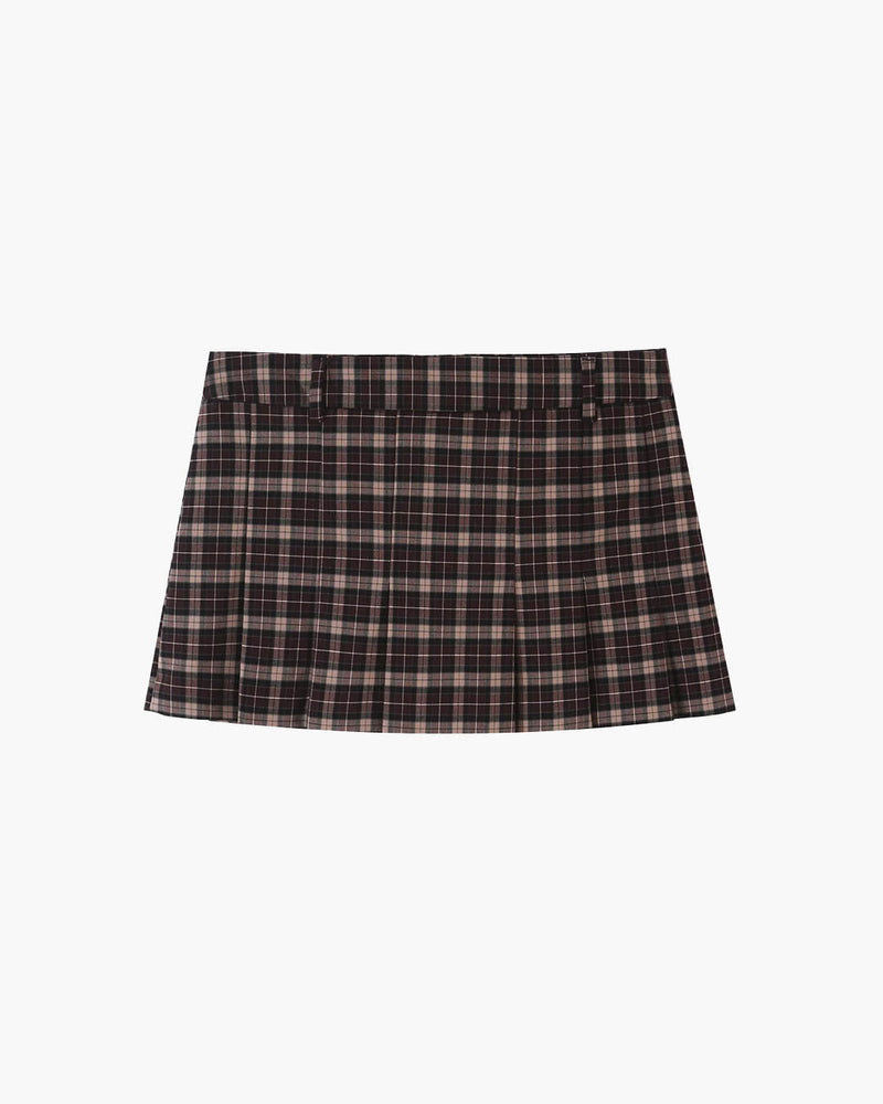 ZEYA - Tessa Checked Jacket & Mini Skirt Set