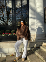 Cappotto Edith in ecopelliccia