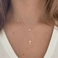 Collana con ciondolo a croce Valencia