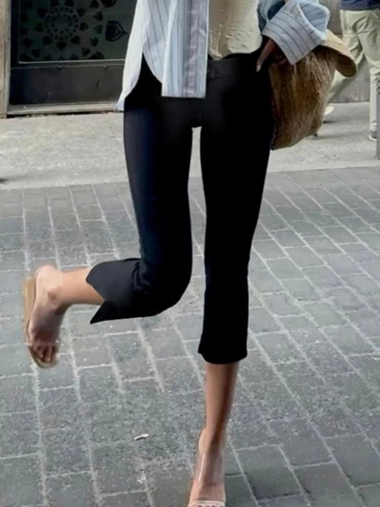 ZEYA - Venice Black Capris Pants