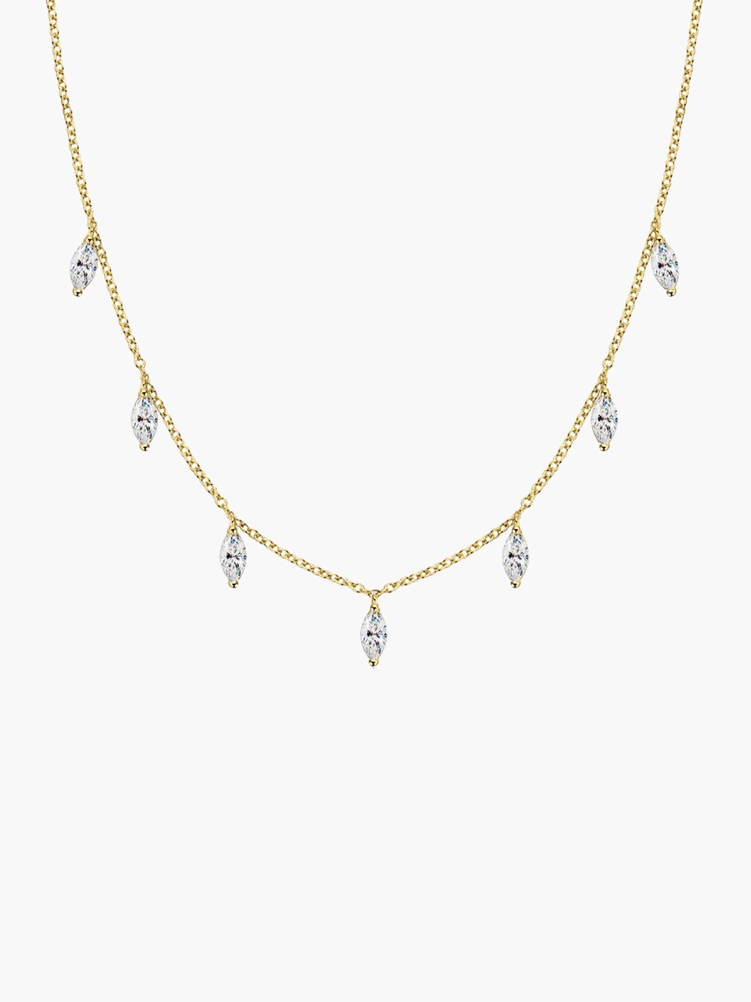 ZEYA - Vera Marquise Cut Necklace
