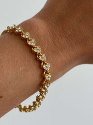 Braccialetto Tennis Viona Cuore Zirconia