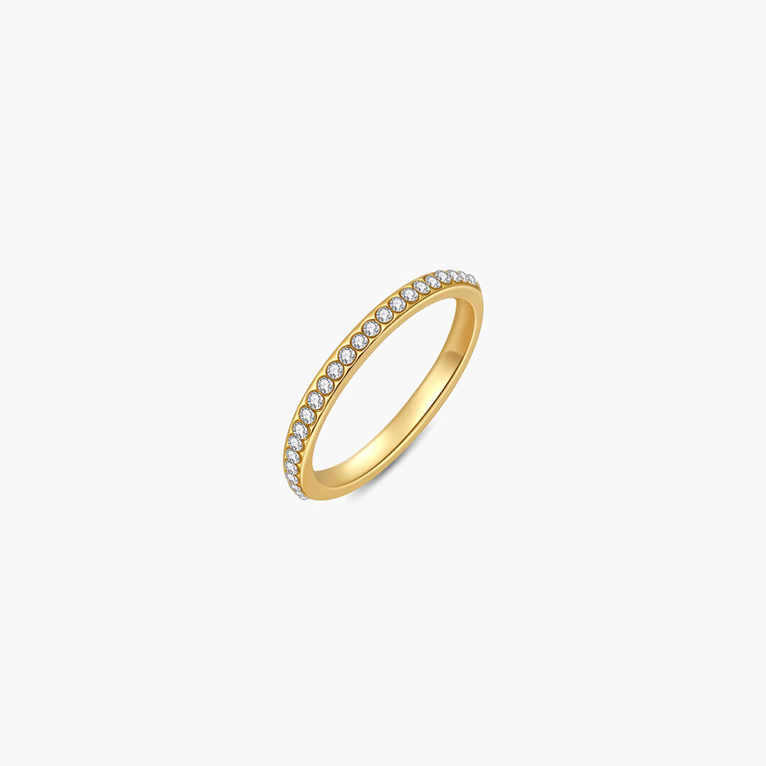ZEYA - Yalina Slim Pavé Band Ring