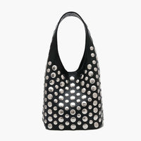 Borsa a secchiello Zinnia con borchie